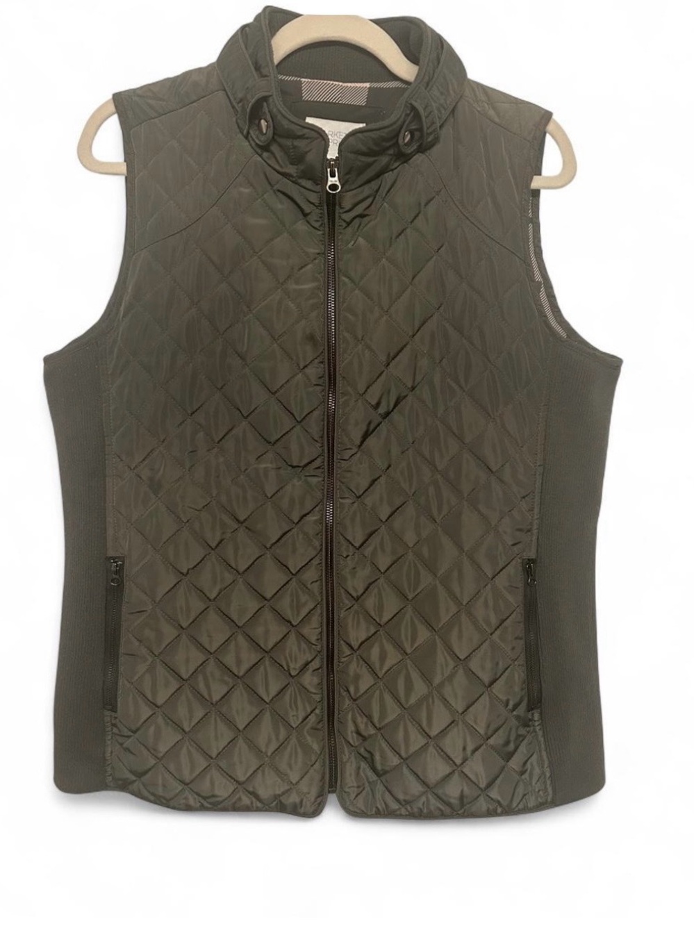 Market & Spruce Olive Green Quilted Vest
Plaid Lined Women's XL
